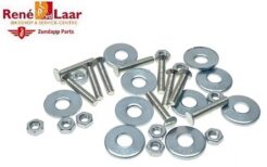 ZUNDAPP BEVESTIGINGSBOUTJES SIERLIJST / STRIP BUDDYSEAT